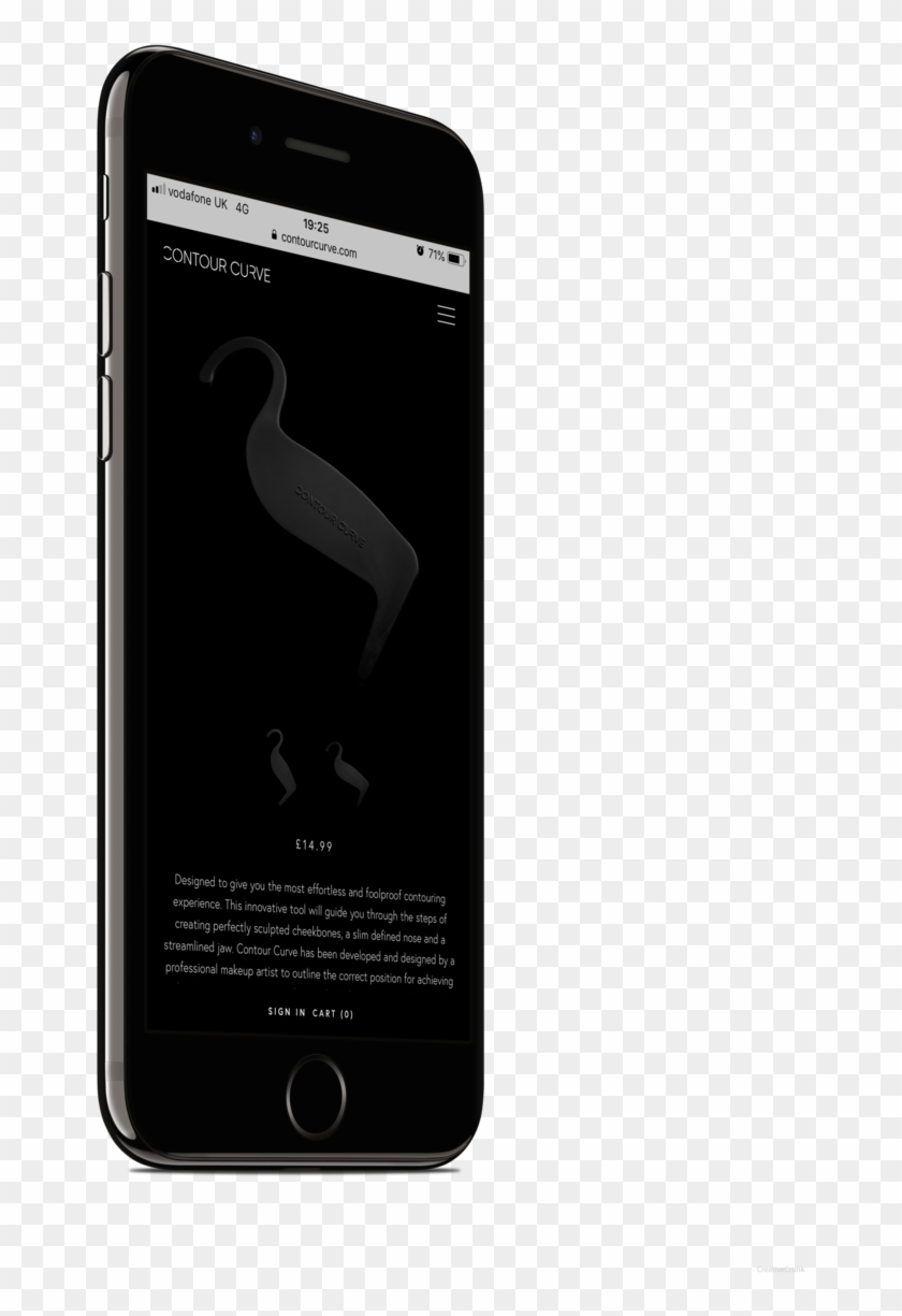 Iphone 7 And Iphone 7 Plus Jet Black Psd Mockup - Iphone Clipart