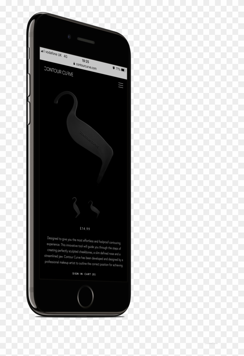 Iphone 7 And Iphone 7 Plus Jet Black Psd Mockup - Iphone Clipart #4578311
