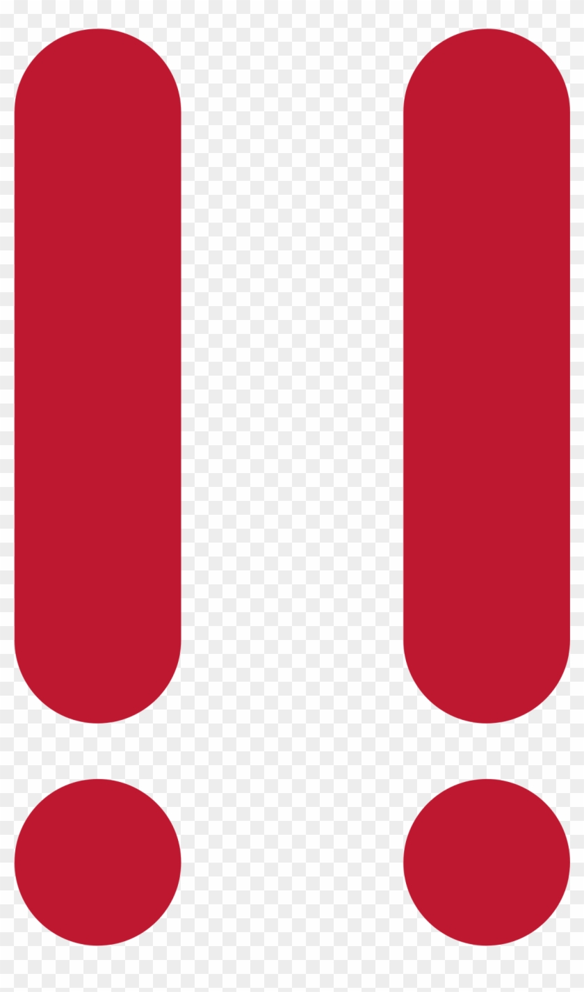 Double Exclamation Mark - Double Exclamation Point Clipart