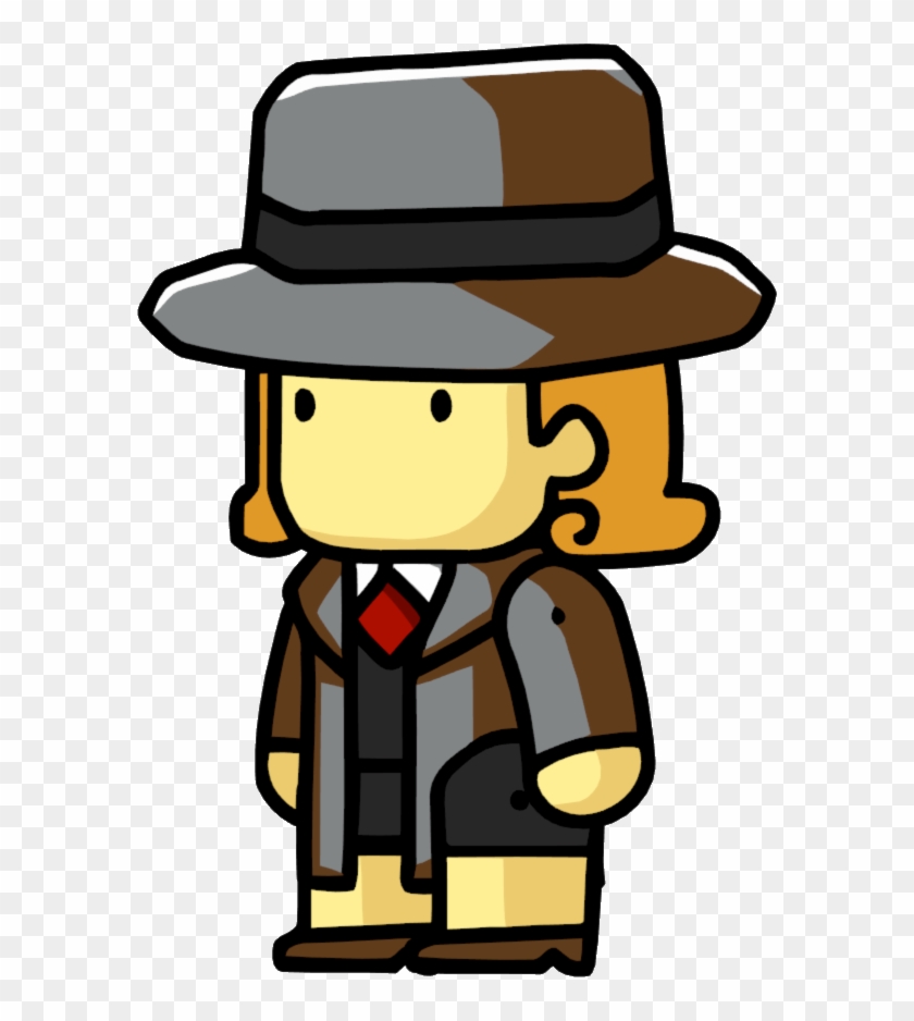 Detective - Scribblenauts Wiki - Scribblenauts Detective Clipart