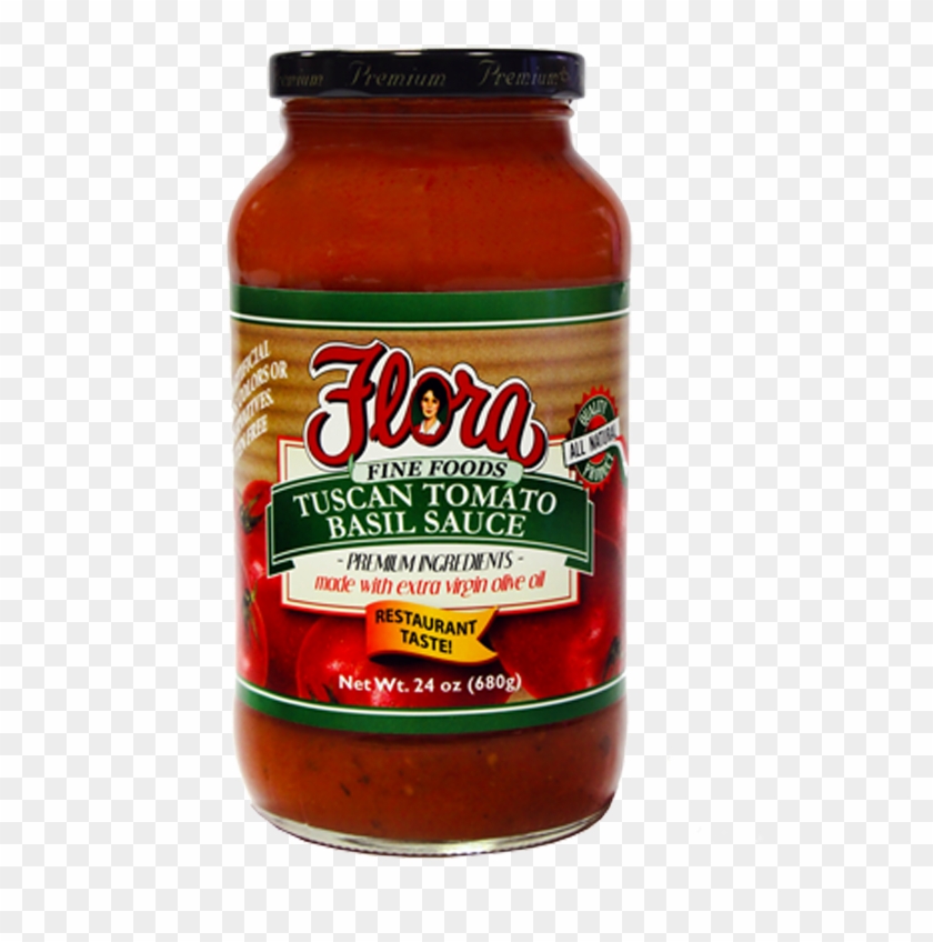Tomato Basil Pasta Sauce - Flora Foods Clipart #4579486