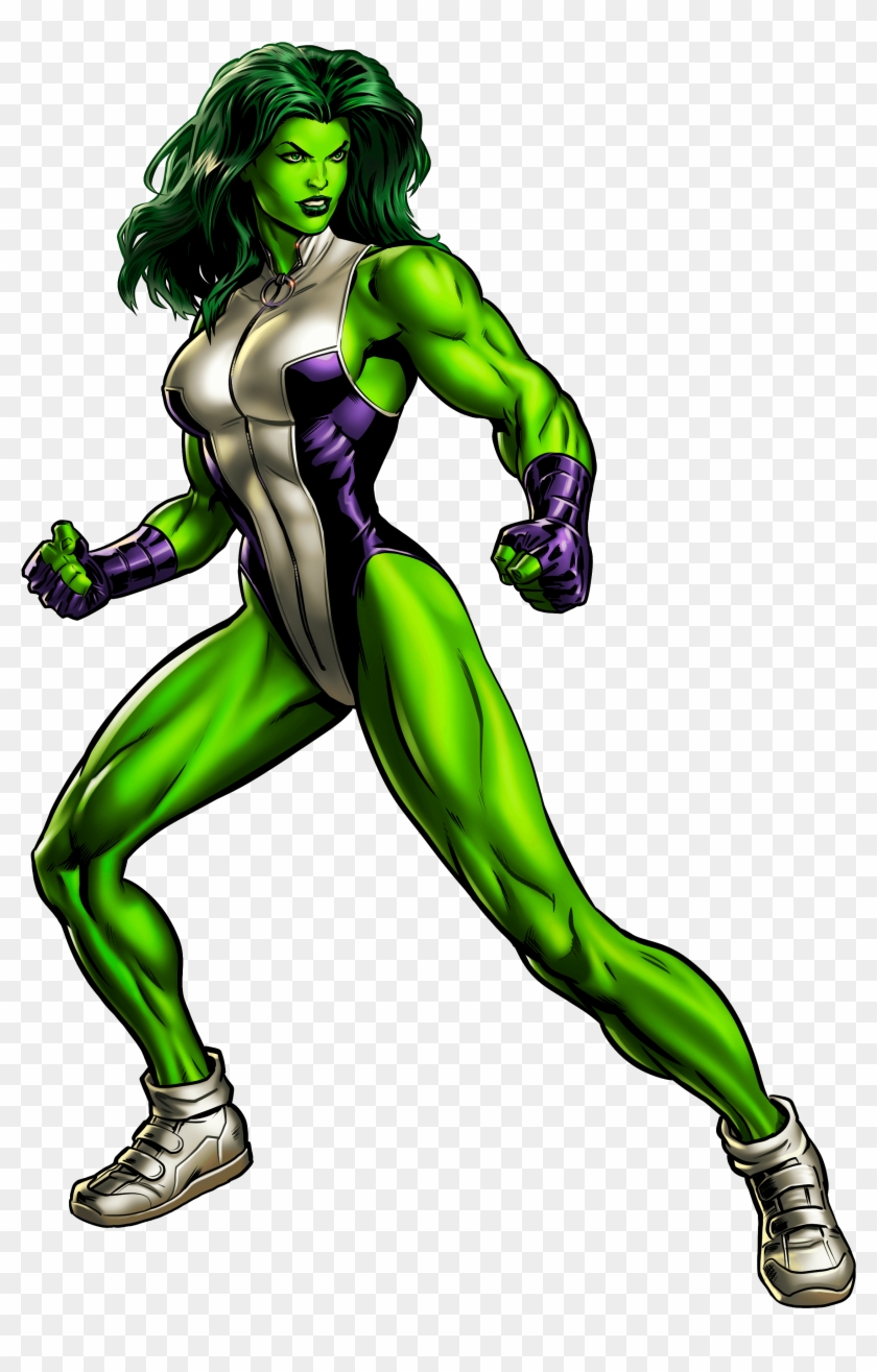 She Hulk Png Clipart #4579549