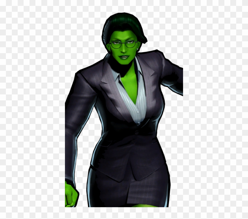 She Hulk In A Suit Clipart #4579634