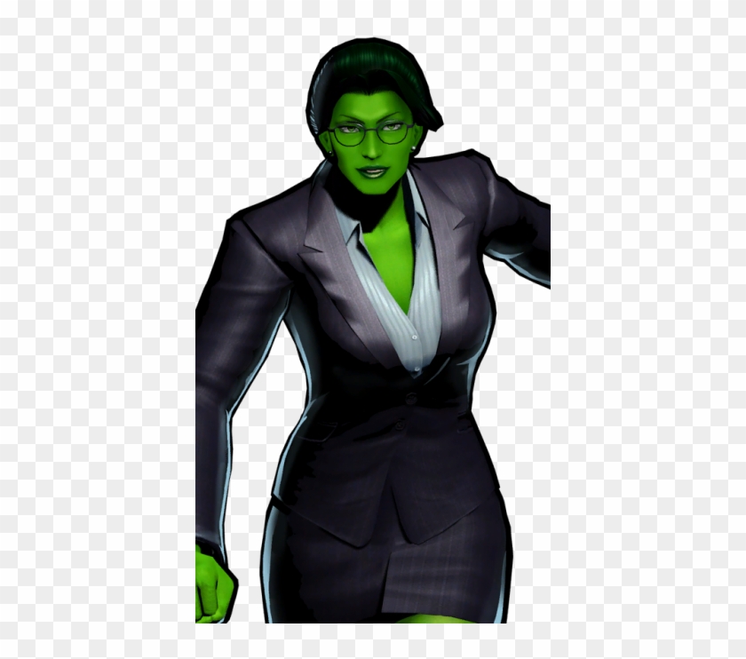 She Hulk In A Suit Clipart