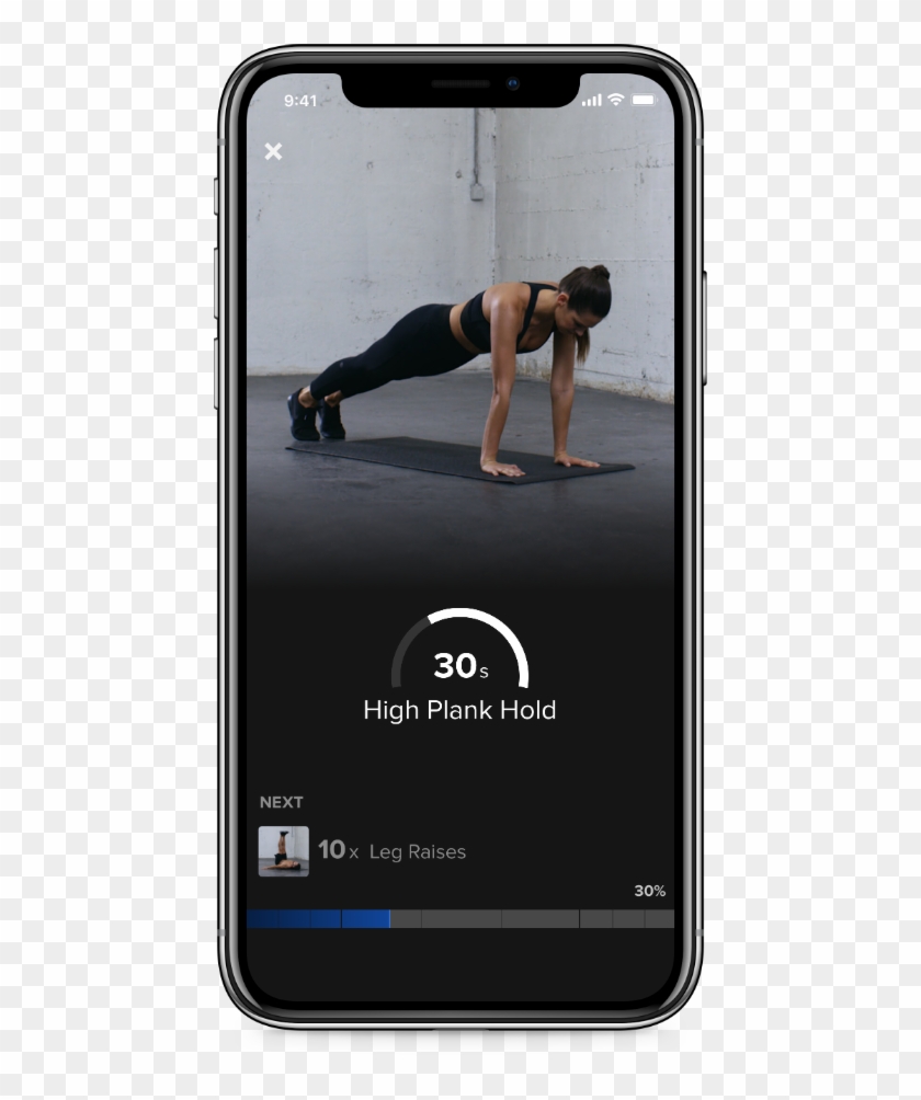 Intratraining-plank Freeletics Interface, The Fitness - Video Fitness App Clipart #4579665