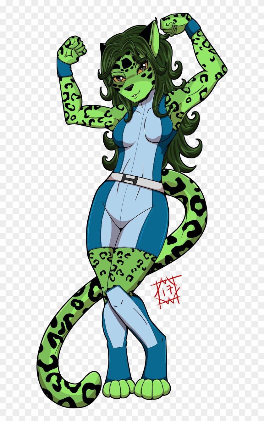 She Hulk Anthro , Png Download - Cartoon Clipart #4579708