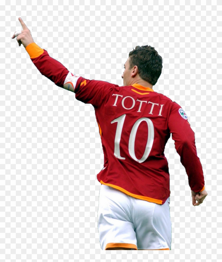 Roma Transparent Image - Francesco Totti Png Clipart