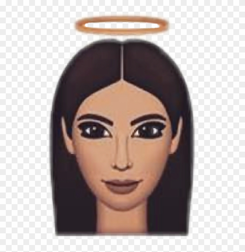 #kimoji #kim #kardashian #kimkardashian #angel #nimb - Emojis Kim Kardashian Png Clipart #4579826