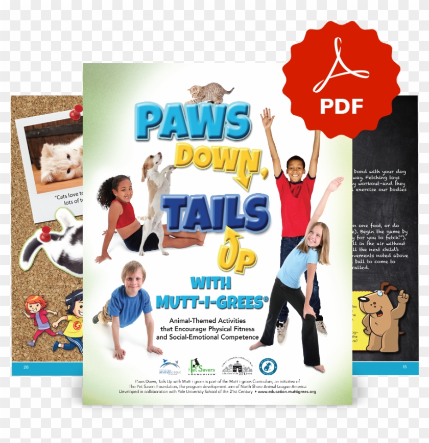 Muttigrees Curriculum Product Paws Up Tails Down Pdf - Online Advertising Clipart