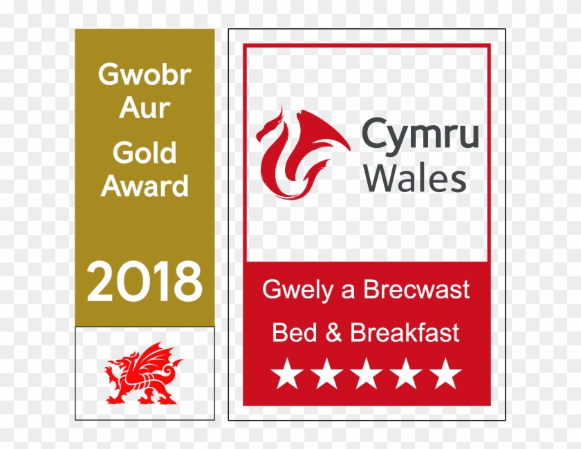 Visit Wales 5 Star Clipart
