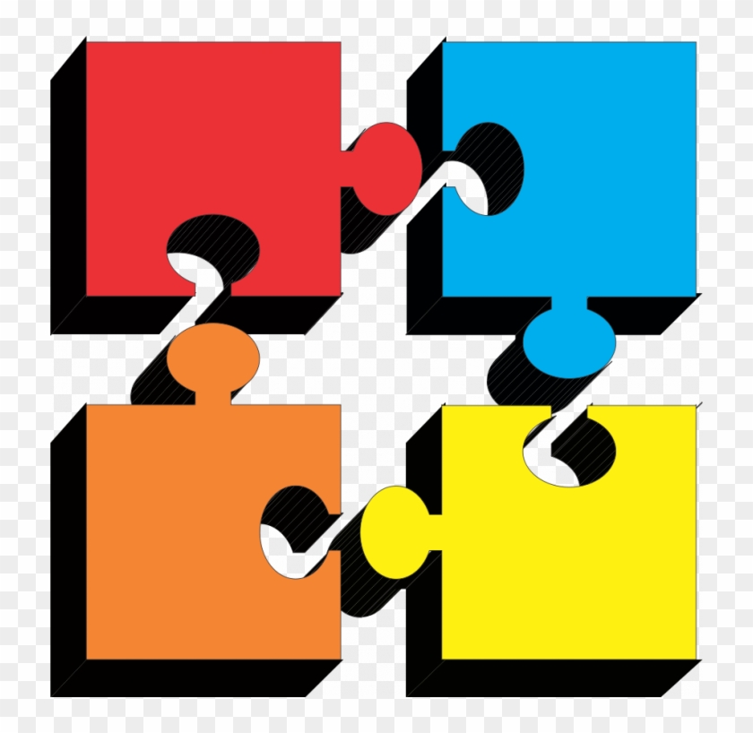 Vector Of A Cartoon Guy Trying To Assemble Puzzle Coloring - School Social Worker Clipart