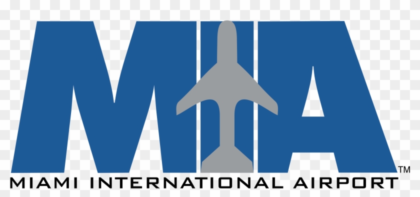 Mia Logo Png Transparent - Miami International Airport Symbol Clipart
