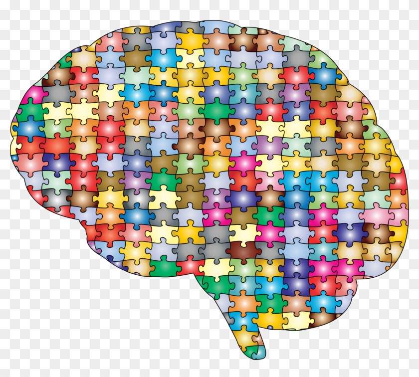This Free Icons Png Design Of Brain Jigsaw Puzzle Prismatic - Brain Jigsaw Clipart #4580864