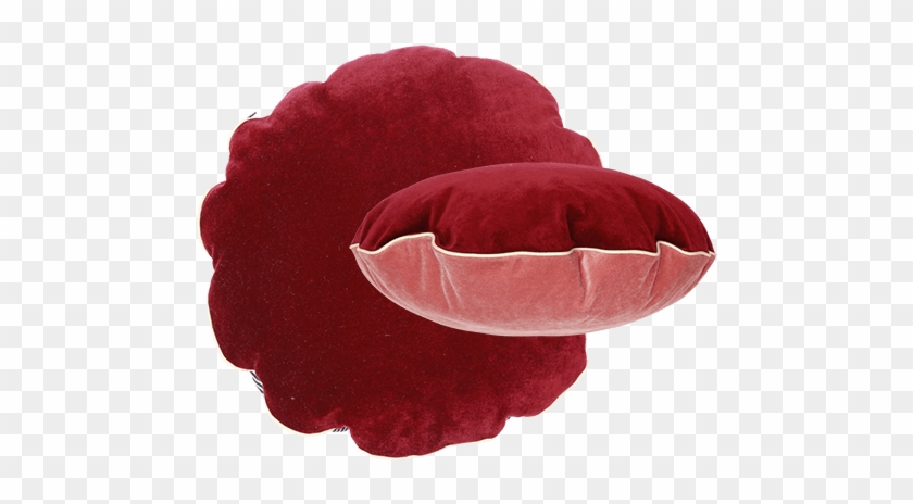 Large Round Roma Cushion - Cut Flowers Clipart