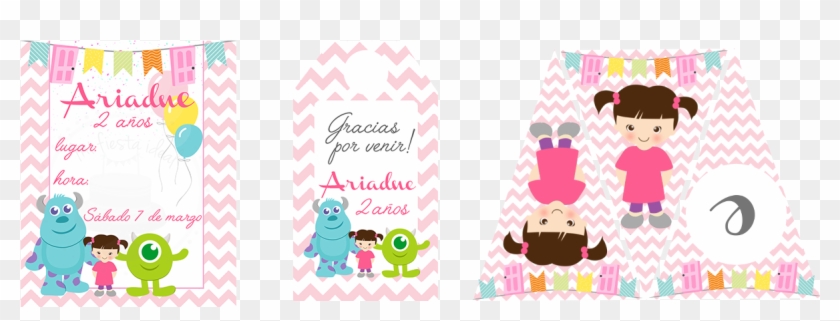 Mi Fiesta Ideal - Invitaciones De Boo Monster Inc Clipart #4581441