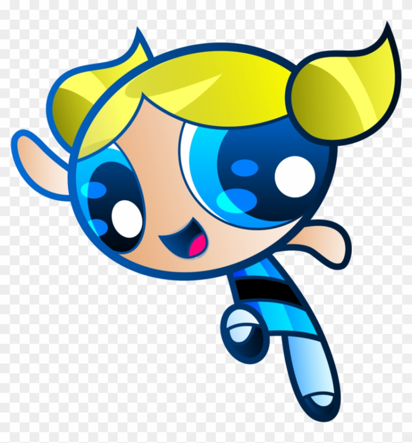 Bubbles Powerpuff Girls Png Clipart Background - Powerpuff Girls Bubbles Transparent Png #4581450