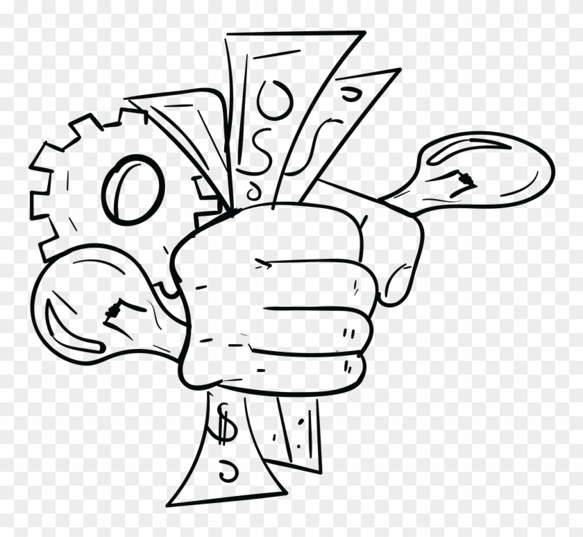 Money Get Money Money Hand Cash Finance Business Clipart