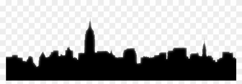 New York City Skyline Silhouette Filenyc Skyline Silhouette - Nyc Skyline Png Clipart #4581783