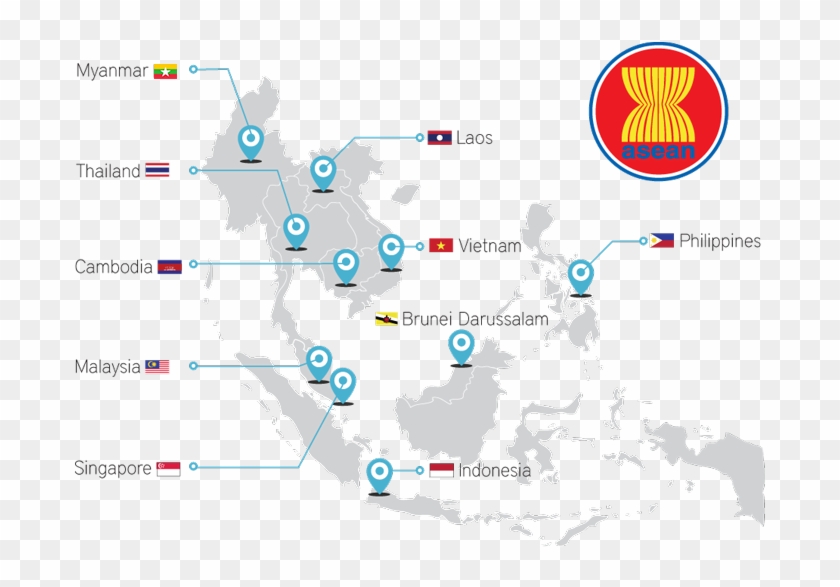 Maps Vector Asean - San Miguel Brewery Plants In The Philippines Clipart #4581868