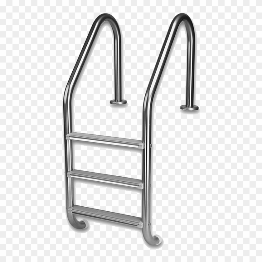 3 Step Economy Ig Ladder Gray Light - Interfab Pool Ladder Clipart