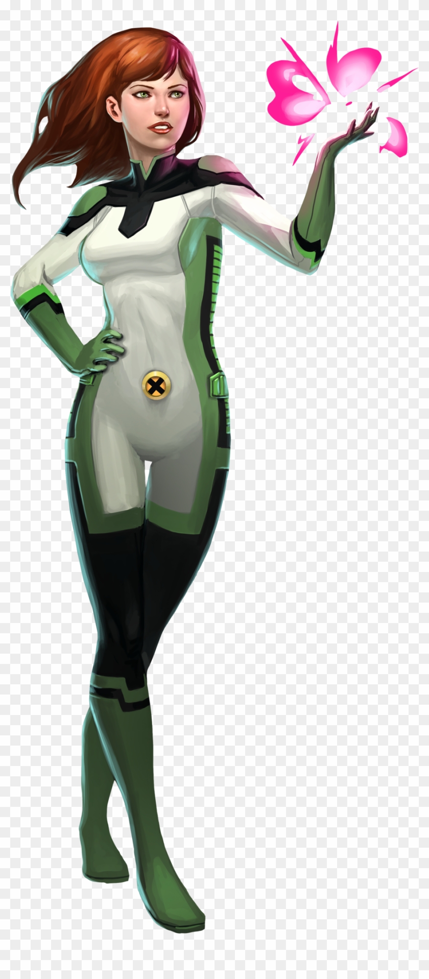 Jean Grey Was Just Beginning To Master Her Telekenetic - Jean Grey Marvel Now Clipart