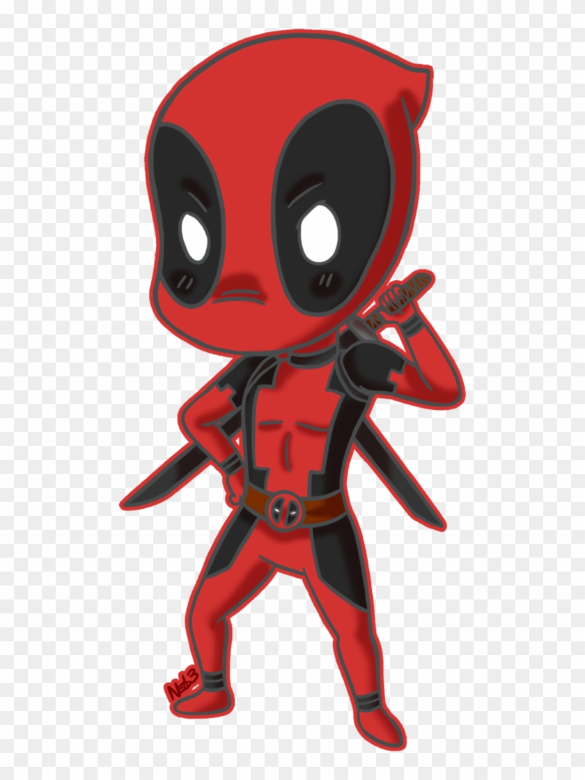 Download - Dead Pool Chibi Transparent Clipart #4582962