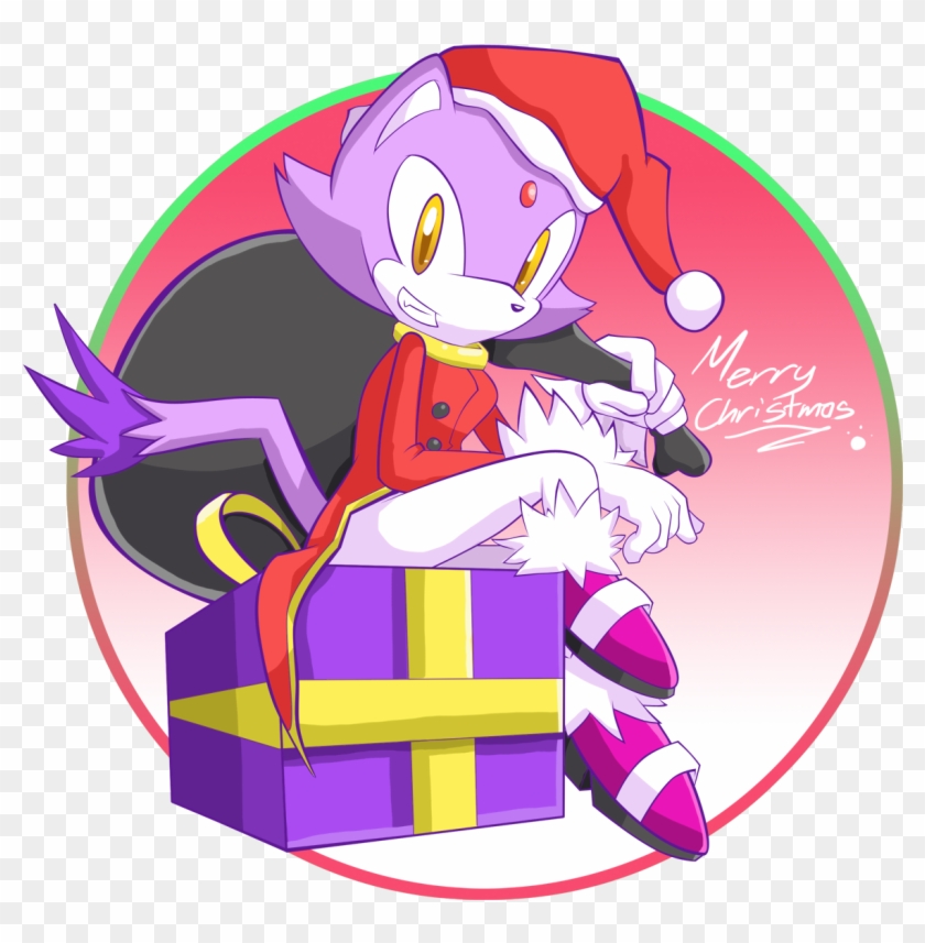 Blaze The Cat Images Blaze The Cat Hd Wallpaper And - Blaze The Cat Merry Christmas Clipart #4583310