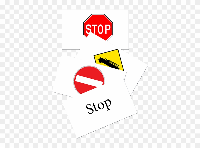 Review Your Road And Safety Signs - Stop Sign Clipart #4583313