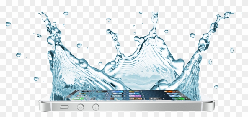 Water Resistant Iphone - Water Splash Overlay Png Clipart #4583496