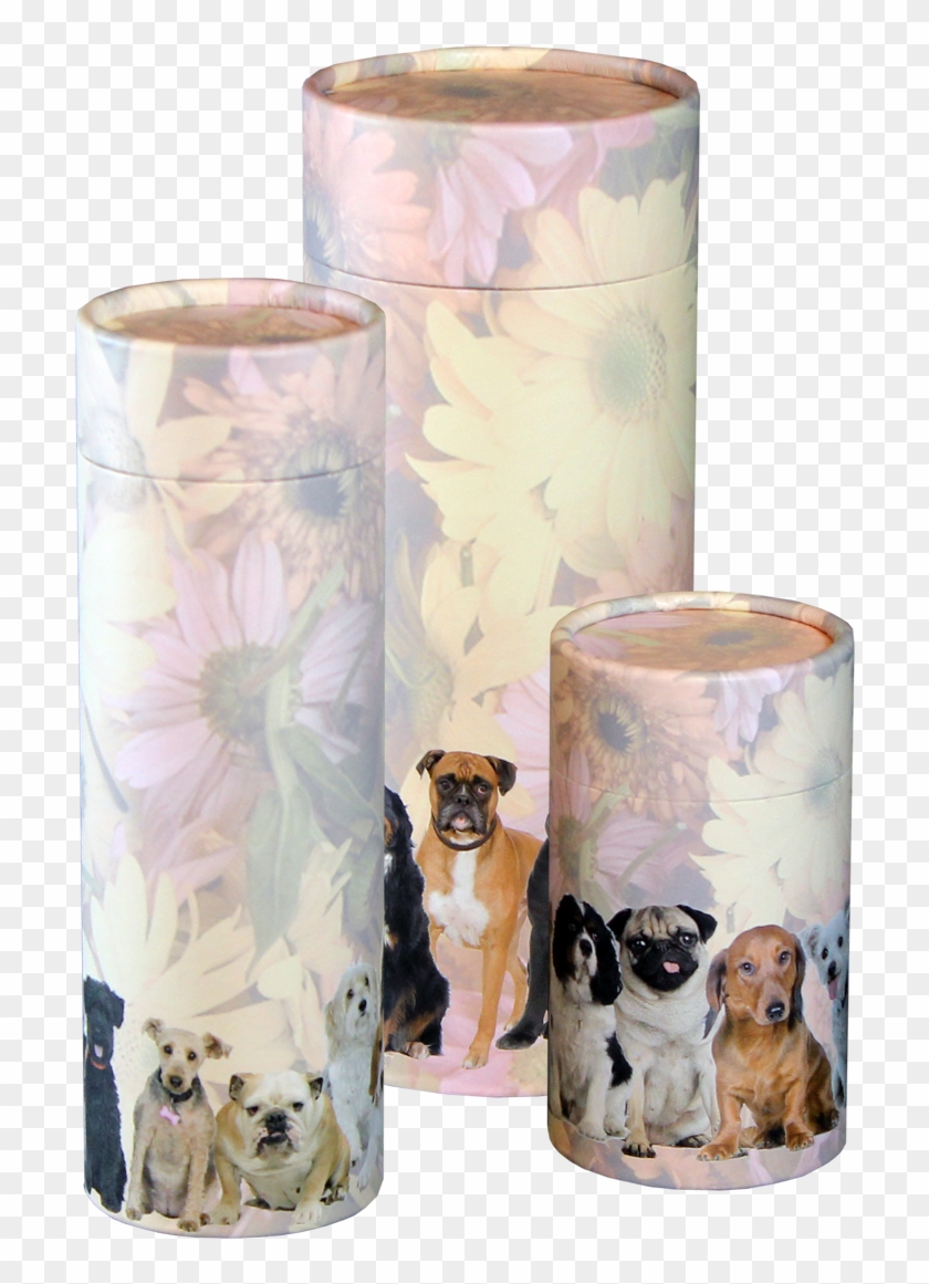 Medium And Small Dog Tubes Clipart