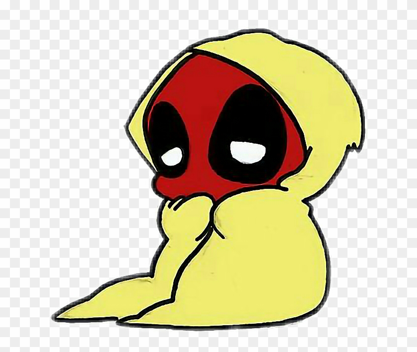 #freetoedit #cute #kawaii #nap #blanket #sleep #rest - Cute Deadpool And Spiderman Silly Clipart