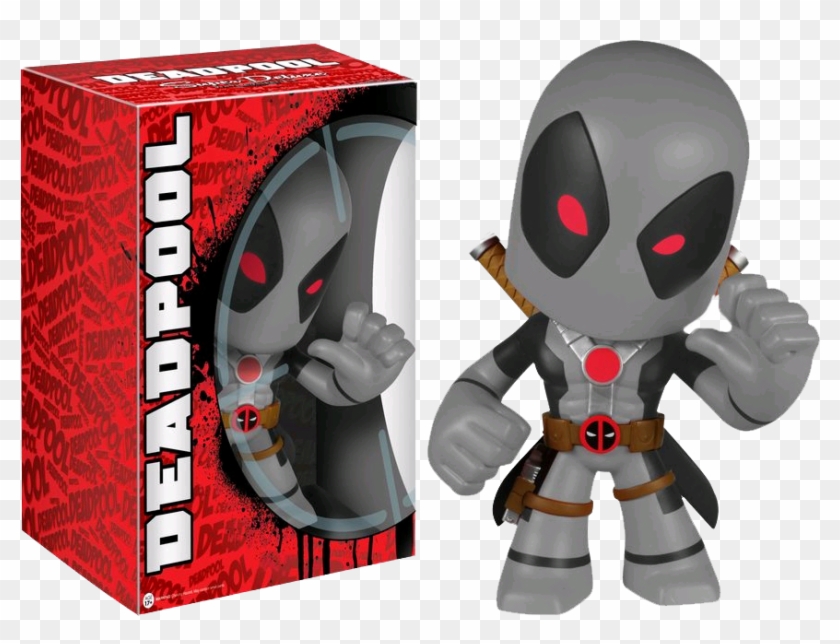 Black & Grey Super Deluxe Vinyl Figure - Bedtime Deadpool Vinyl Pop Clipart #4583829