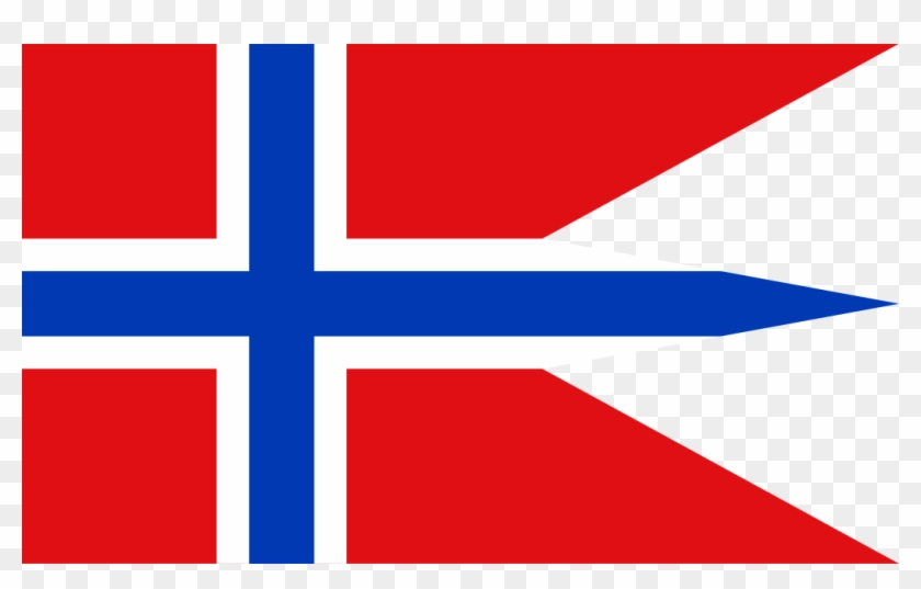 Norwegian Naval Flag Clipart