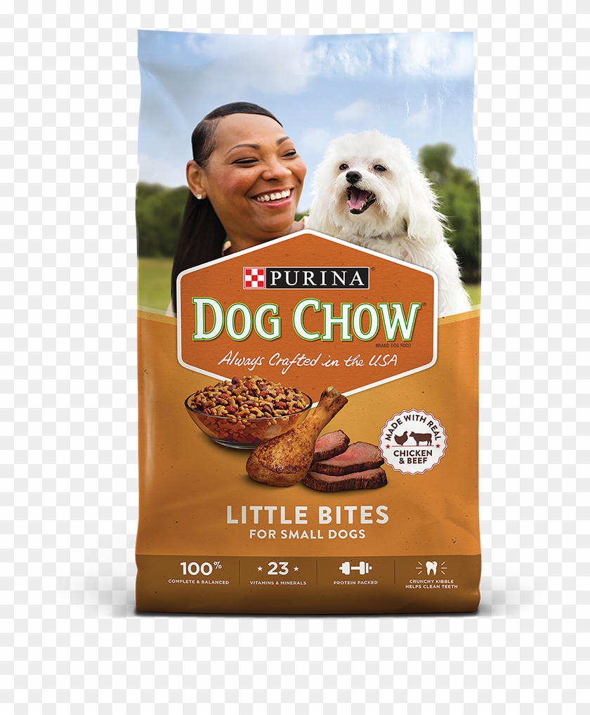 Dog Chow Little Bites For Small Dogs Dog Food - Purina Dog Chow Little Bites Clipart #4583966