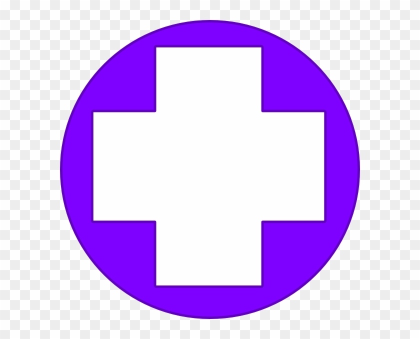 Purple Red Cross Clipart