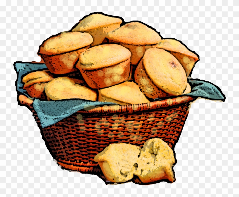 Stuffing Cliparts - Corn Muffins Clip Art - Png Download #4584531