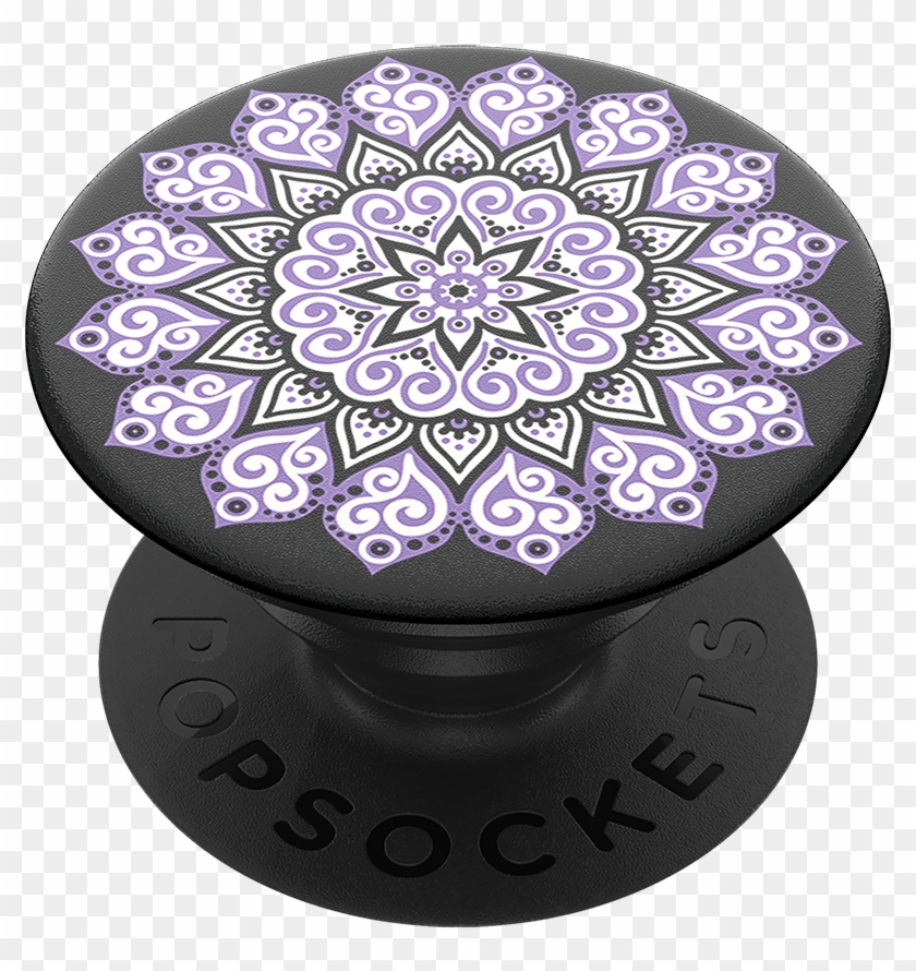 Peace Mandala Purple, Popsockets - Peace Mandala Purple Popsocket Clipart #4584581