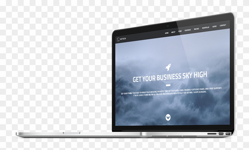 Nitron-screen - Led-backlit Lcd Display Clipart #4584585