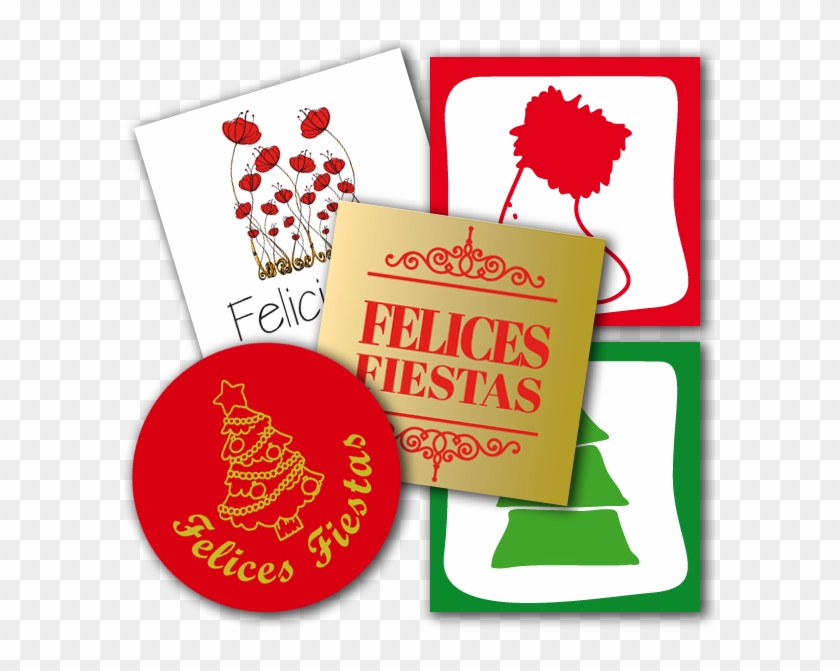 Papel De Regalo Etiquetas De Regalo De Navidad Y Pegatinas - Etiquetas De Felicidades Para Regalos Clipart #4584630