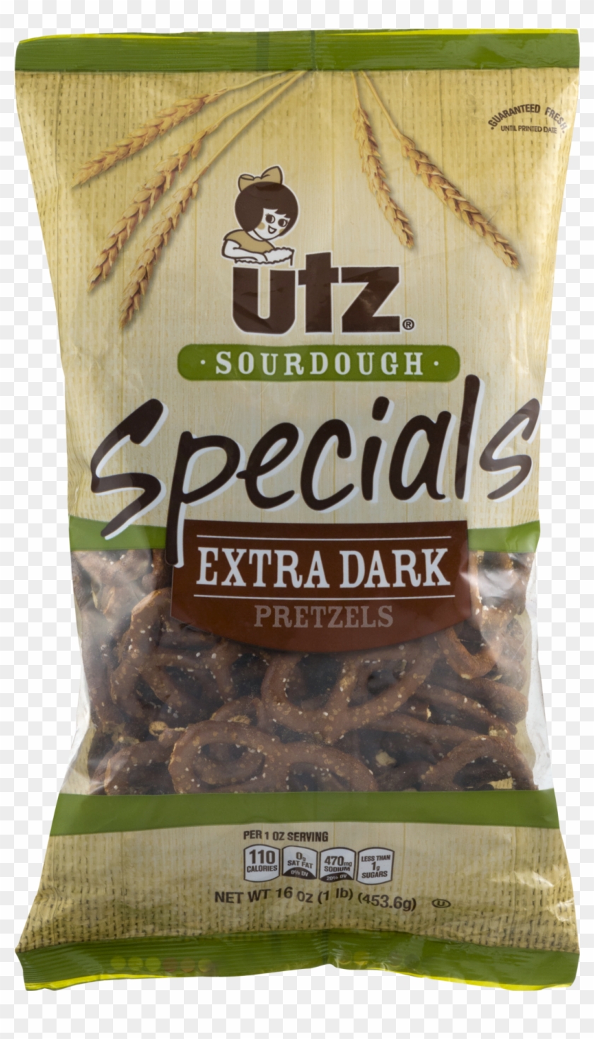 Utz Extra Dark Sourdough Pretzels Clipart #4585553