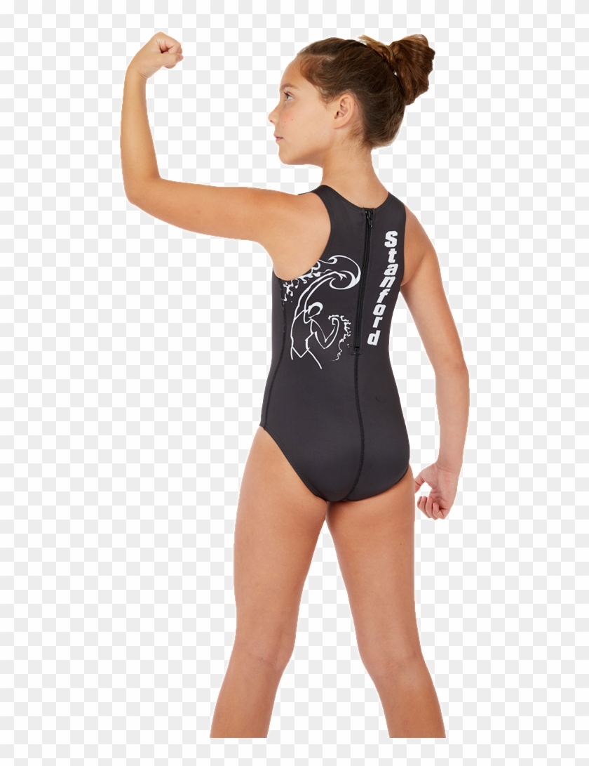 Classic Water Polo Suit - Girl Clipart #4585592