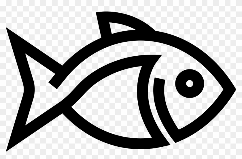Art Svg Fish Outline - Fish Farming Logo Clipart #4586634