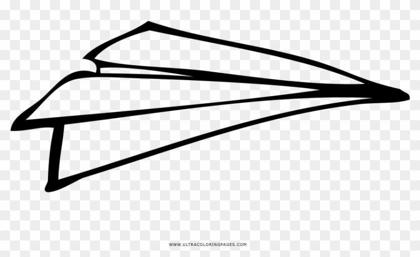 Dibujo De Avion De Papel Para Colorear - Dibujos Para Colorear Avion De Papel Clipart