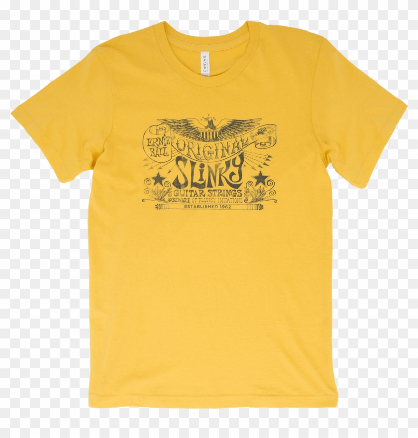 Original Slinky Maize Yellow T-shirts Clipart #4587031