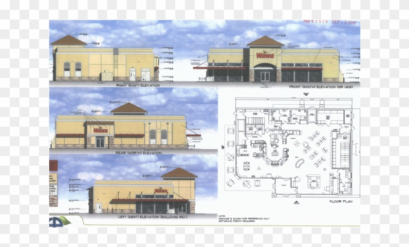 Palm Coast Wawa Expected To Open As Early As July 2019 - Architecture Clipart #4587088