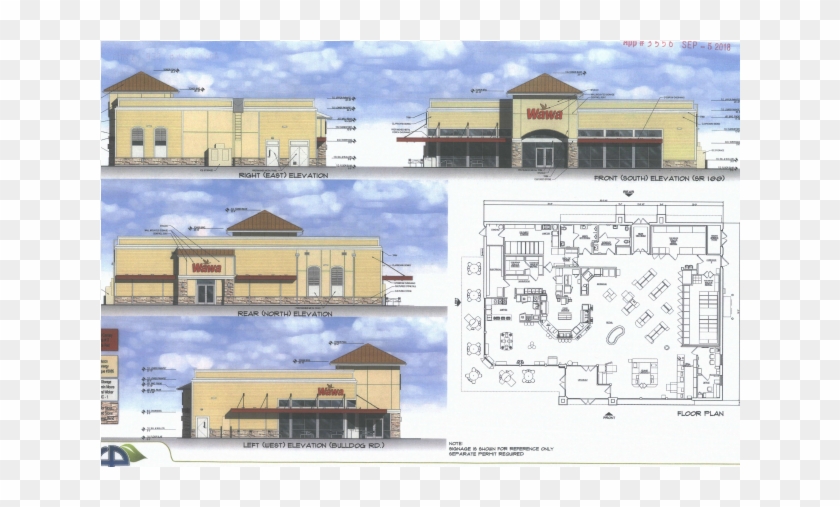 Palm Coast Wawa Expected To Open As Early As July 2019 - Architecture Clipart #4587088