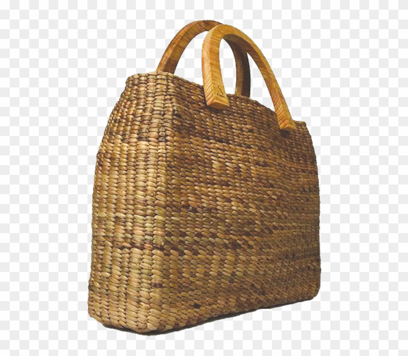 Giskaa Handmade And Eco-friendly Water Hyacinth Handbag - Handbag Clipart #4587204