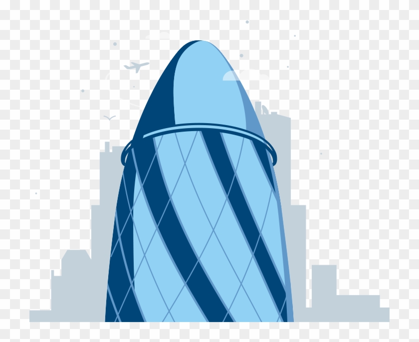 City Of London - Commercial Building Clipart #4588155