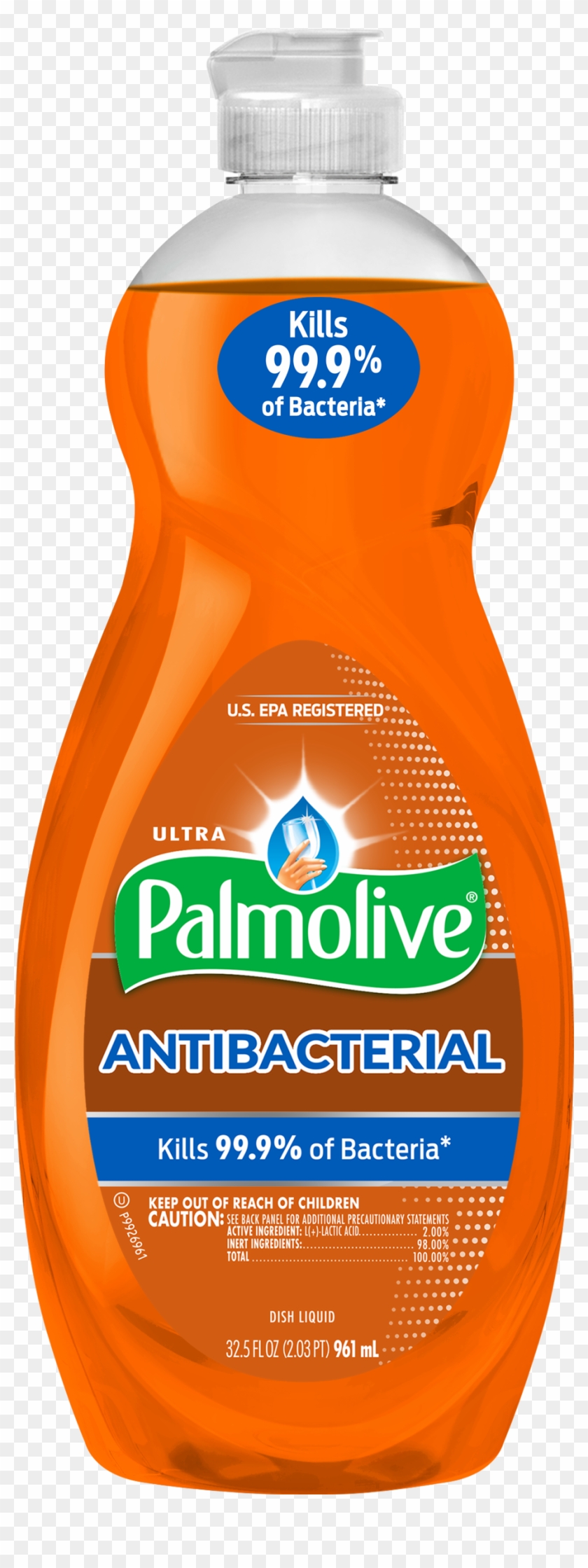Palmolive Ultra Dishwashing Liquid Antibacterial Dish - Palmolive Antibacterial Dishwashing Liquid Clipart #4588524