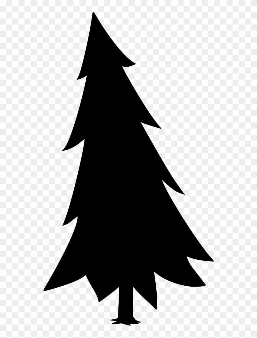 Download Png - Evergreen Tree Svg Clipart #4588608